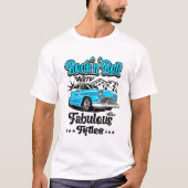 50er Sock Hop Kostüm Rock and Roll Greaser 1950S R T-Shirt (Vorderseite)
