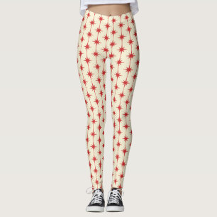 50er-Sternexplosionen des Atomzeitalters - Retro R Leggings