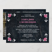 50er Stil Diner Wedding Einladung (Vorne/Hinten)