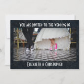 50er Stil Diner Wedding Einladung (Vorderseite)