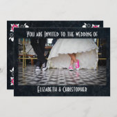 50er Stil Diner Wedding Einladung (Vorne/Hinten)