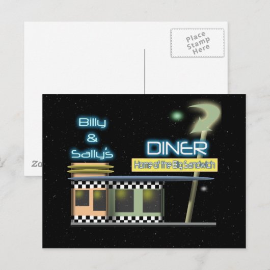 50er Stildiner Postkarte (Vorne/Hinten)