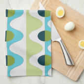 50er Style Retro Tee Handtuch Set (3) (Viertel Falte)