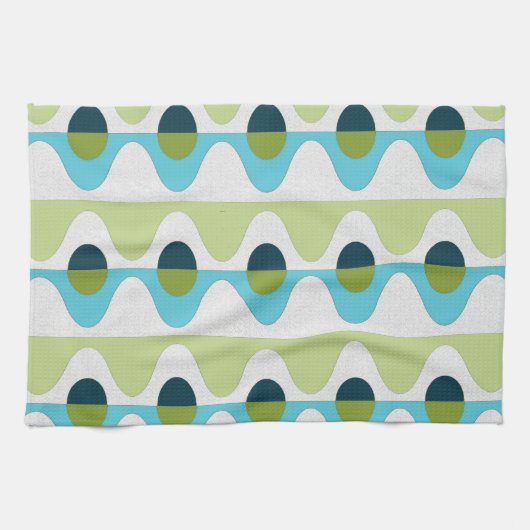 50er Style Retro Tee Handtuch Set (3) (Horizontal)