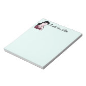 50er Woman Notizblock (Rotiert)