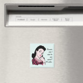 50er Woman Sarcasm Magnet (In Situ (Geschirrspüler))