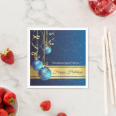 50pcs Christmas Paper Napkin Modern Tree Baubels Serviette (Beispiel)