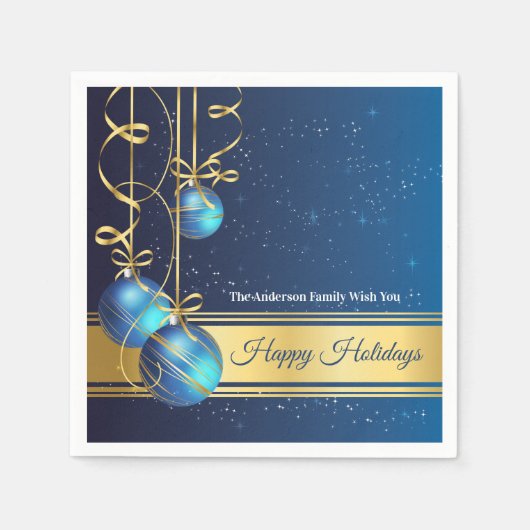 50pcs Christmas Paper Napkin Modern Tree Baubels Serviette (Vorderseite)