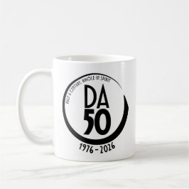 50th Anniversary 1976-2026 Mug in Black Kaffeetasse