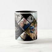 50th Anniversary Infinity Love Photo Collage Gift Tasse (Zentrum)