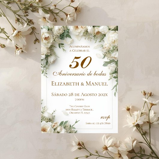 50th Anniversary invitation Einladung