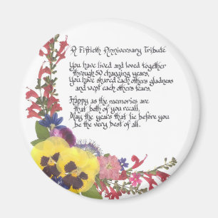 50th Anniversary Magnet