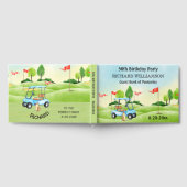 50TH (ANY YEAR) BIRTHDAY PARTY GOLF SIGN IN GÄSTEBUCH (Voll)