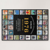 50th Birthday 1976 Family Memories Photo Collage Puzzle (Horizontal)