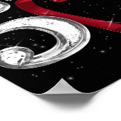 50th Birthday Blessed By God For 50 Years Birthday Poster (Ecke)