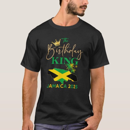 50th Birthday Boy Jamaica Vacay 2025 Spring Break T-Shirt (Vorderseite)