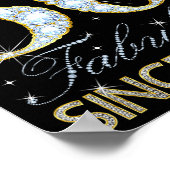 50th Birthday Chapter 50 Fabulous Since 1976  Poster (Ecke)