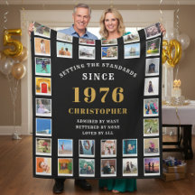 50th Birthday Family Memories Photo Collage 