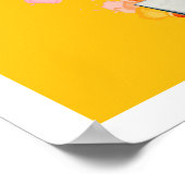 50th Birthday Fiesta Themed Bienvenidos Welcome  Poster (Ecke)