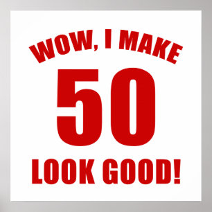 50th Birthday Gag Gift (r) Poster