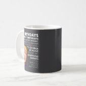 50th Birthday Gift Funny Trump Quote Shirt For Men Kaffeetasse (Vorderseite Links)