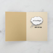 50th Birthday Hen With Eggs in Carton Karte (Innenseite)