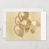 50th Birthday Party  Einladung (Rückseite)