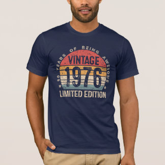 50th Birthday Vintage 1976 Limited Edition 50 Bday T-Shirt