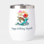 50th Fifty Birthday Tropical Ocean Beach Theme  (Vorderseite)