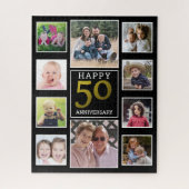50th Gold Wedding Anniversary 10 Puzzle (Vertikal)