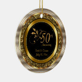 50th Golden Anniversary Keramik Ornament (Rechts)