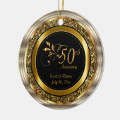 50th Golden Anniversary Keramik Ornament (Links)