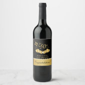 50th Golden Anniversary Weinetikett (Vorderseite)