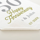 50th happy anniversary name date silver gold date sherpadecke (3/4)