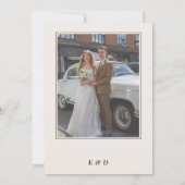 50th Wedding Anniversary Party Vow Renewal 2 Photo Einladung (Rückseite)