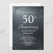 50th Wedding Anniversary Surprise Invitation Einladung (Vorne/Hinten)