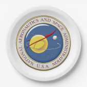 [510] NASA-Emblem [3D] Pappteller (Vorderseite)