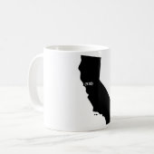 510 Postleitzahl, Kalifornien, Bucht-Bereich Kaffeetasse (Vorderseite Links)