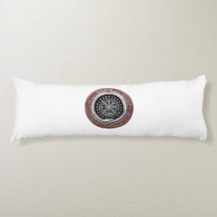 [510] Vegvisir - Viking Silver Magic Runic Compass Seitenschläferkissen