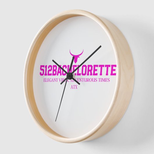 512Bachelorette-Wall-Uhr | Brautparty Uhr (Winkel)