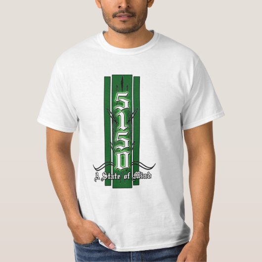 5150 ASOM Nadelstreifen-Art #3 T-Shirt (Vorderseite)
