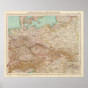 5152 Deutschland, Polen, Tschechoslowakei Poster