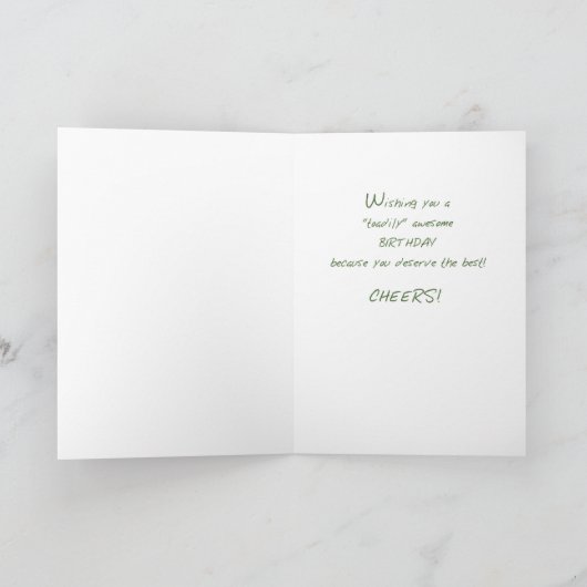 51941 Bruder, Geburtsfrösche mit Bier Karte (Innenseite)