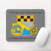519. MILITÄRISCHE INTELLIGENZ-BATTALION 525. BDE MOUSEPAD (Mit Mouse)