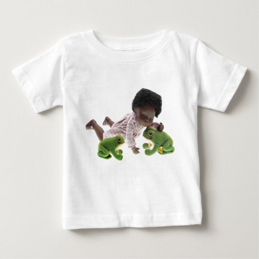 519 Sasha Cara Black Baby Baby T-shirt (Vorderseite)