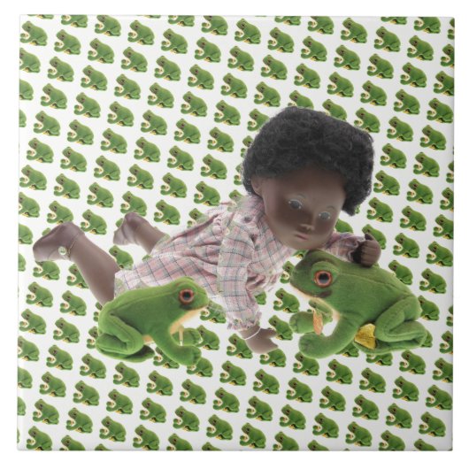 519 Sasha Cara Black Baby Fliese (Vorderseite)