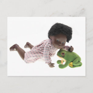 519 Sasha Cara Black Baby Postkarte