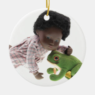 519 Sasha Cara Black Baby-Schmuck Keramikornament