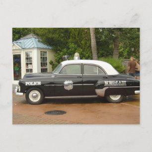 '51 Chevrolet Polizeiwagen Postkarte