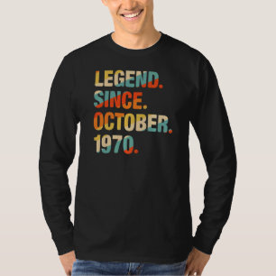 51. Geburtstag 51 Jahre alte Legende seit 19. Okto T-Shirt